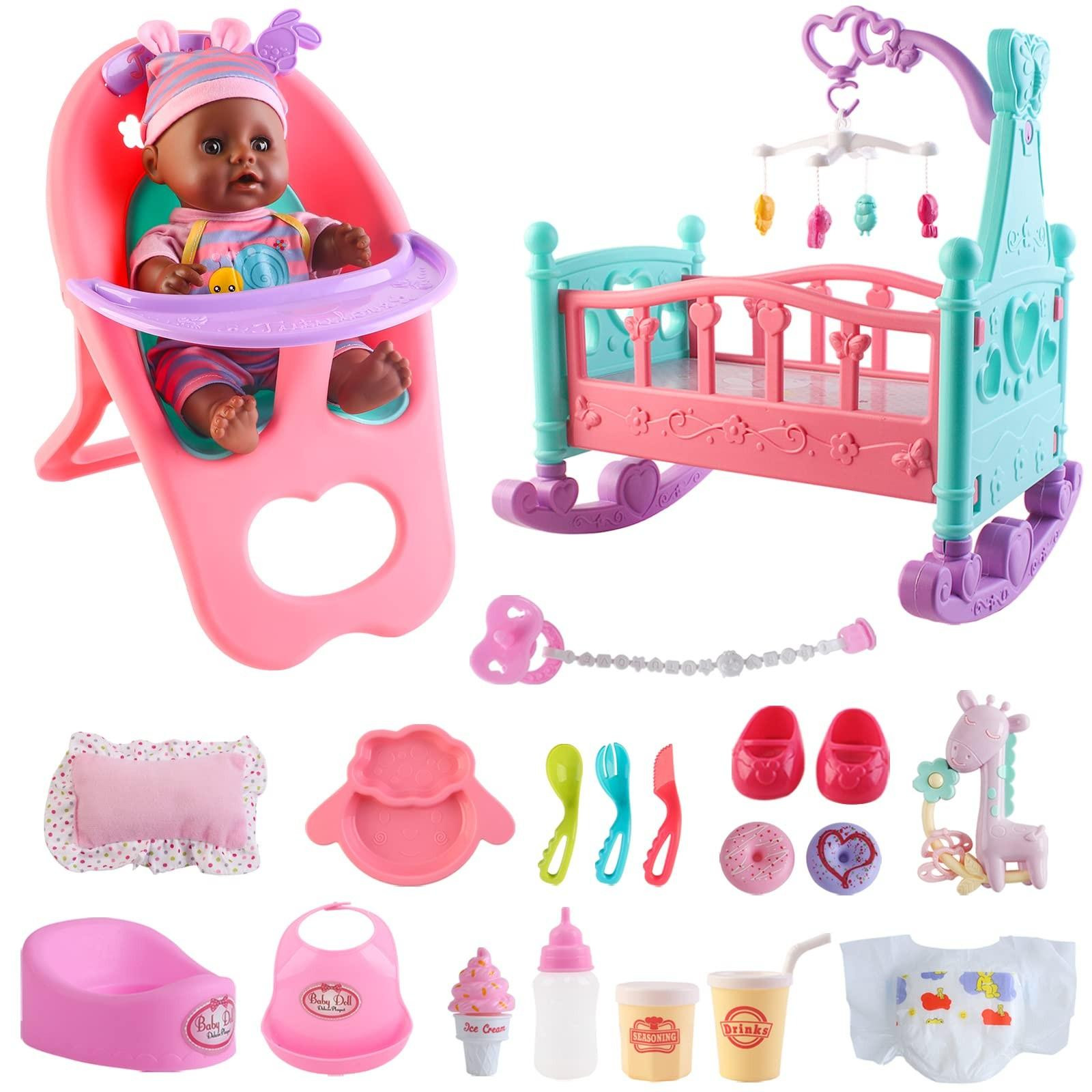 Mijn Eerste Baby Pop met Speelset en Accessoires