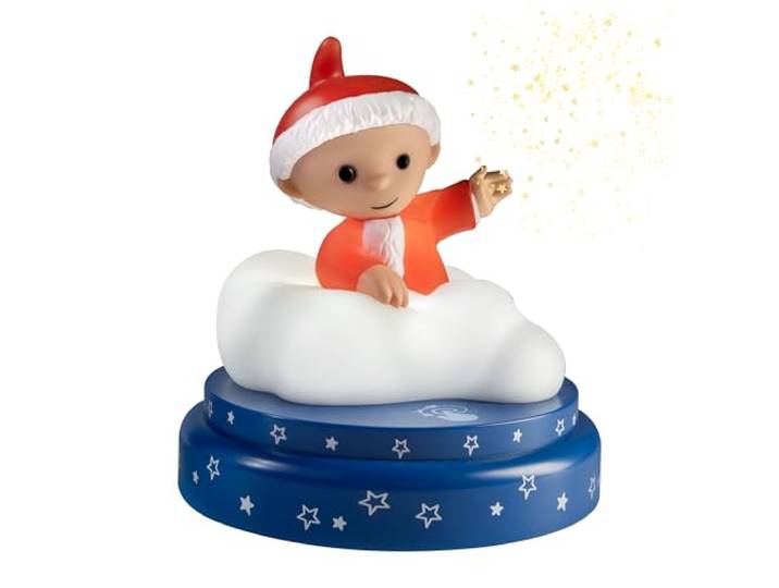 ANSMANN LED nachtlampje Sandman, nachtlampje voor kinderen, automatische uitschakeling, warm wit licht, aanraakfunctie, op batterijen, verpleeglampje