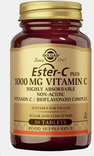 SOLGAR ESTER-C PLUS 1000mg 30 COMPRIMIDOS