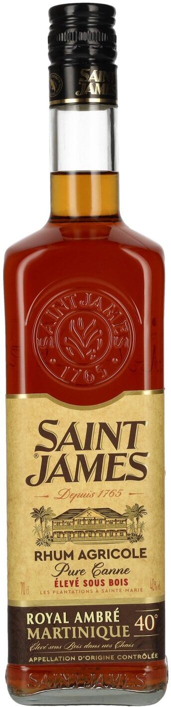 Saint James Rhum Saint James ROYAL AMBRÈ Rhum Agricole 40% Vol. 0,7l