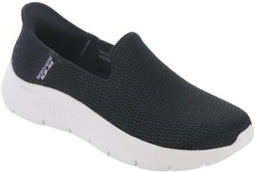 Skechers Performance Slip-ins: GO WALK Flex - Relish - Womens 6.5 Black Slip On Medium