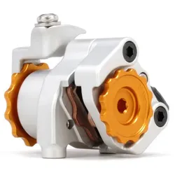 Paul Component Klamper Scheibenbremse FM, Short-Pull, silver/orange