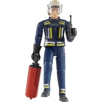 60100 Feuerwehrmann mit Zubehör, Spielfigur blau/gelb