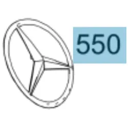 Mercedes-Benz B-Klasse 247 Stern Kofferraumdeckel A2478170116