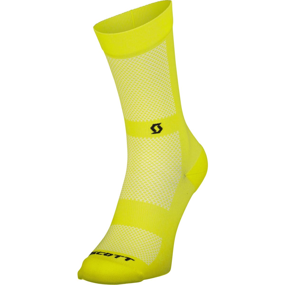 Scott Sock Performance No Shortcuts Crew sulphur yellow/black (5083) S 2812285083046