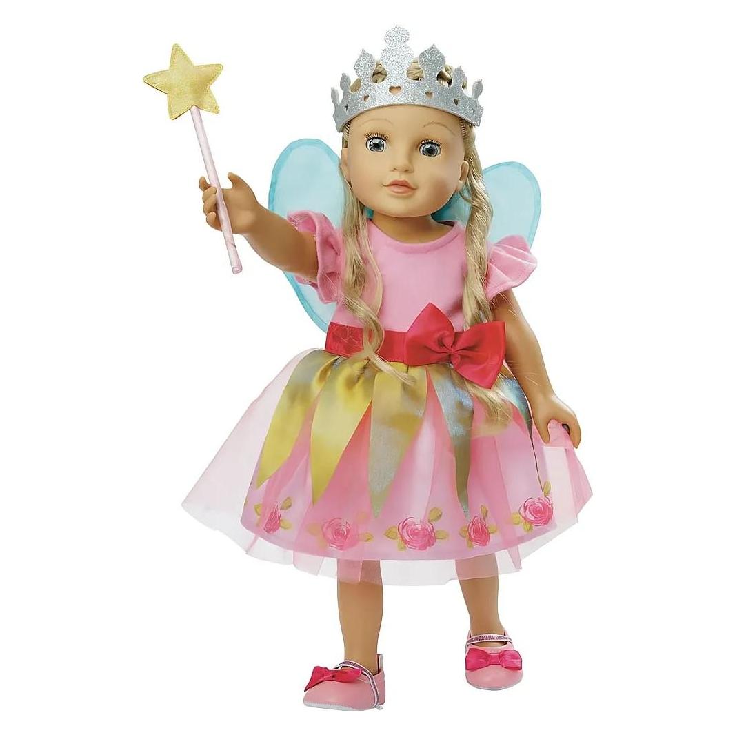 Heless Puppen-Accessoires-Set "Prinzessin Lillifee", 3-teilig : Ballerinas, Glitzerkrone und Zauberstab (43246290)