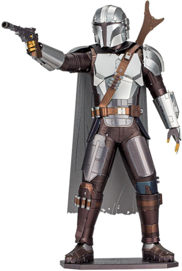 Metal Earth Figura The Mandalorian Star Wars. Negro