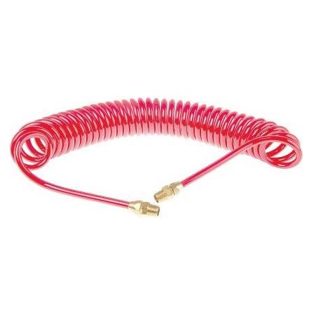 RS PRO USB Polyurethan Spiralschlauch Rot mit R1/4 (7005649)