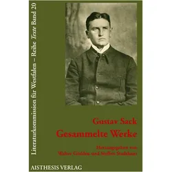 Gesammelte Werke, Belletristik von Walter Gödden, Steffen Stadthaus, Gustav Sack