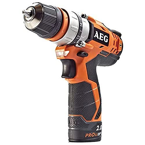 AEG BBS 12C2-LI 202C Schroefboormachine met pistoolgreep, Zwart, Oranje