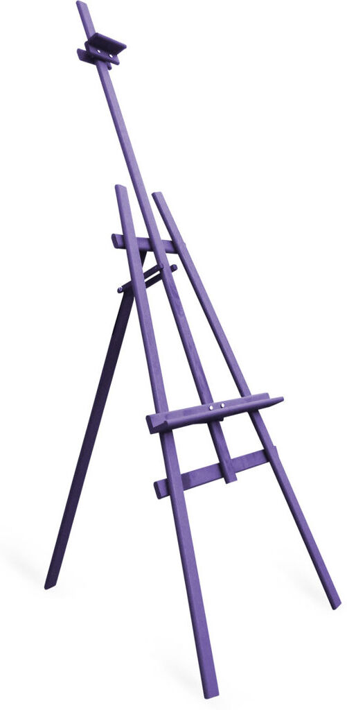 Ebern Designs Gargi Folding Easel Violet 180'Hx51'Wx45'D