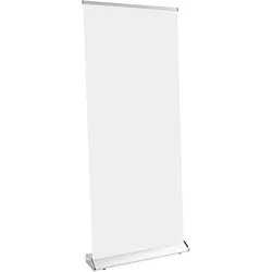 Roll Up Exclusive, ohne Druck, 200 x 85 cm | silber, Aluminium