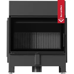 Kamin KRATKI ZIBI ECO 9,9 kW Ø 180 mit schwarzer Verkleidung