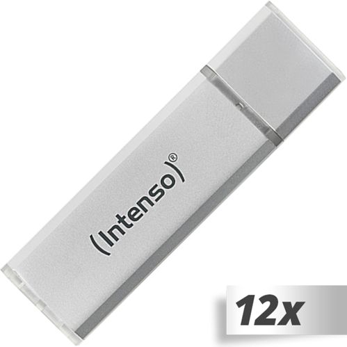 12x1 Intenso Alu Line silber 8GB USB Stick 2.0