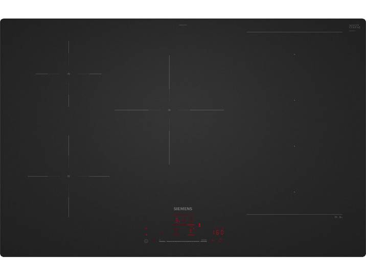 SIEMENS Induktions-Kochfeld iQ700 EX81AHVC1E, Mattes varioInduktion Kochfeld für mehr Flexibilität beim Kochen.