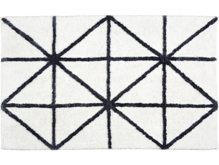 Badematte Barbados 232 , schwarz (schwarzweiß), H:17mm, Baumwolle, Viskose, SCHÖNER WOHNEN-KOLLEKTION, Badematten, Badematte, kuschelweicher Badezimmerteppich, waschbar