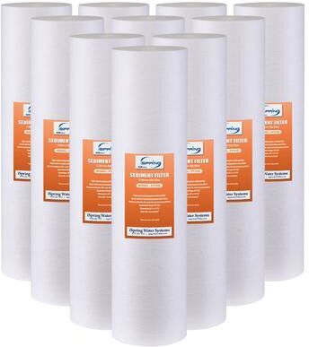 iSpring FP25BX10 5 Micron Sediment Cartridges, 10-Pack