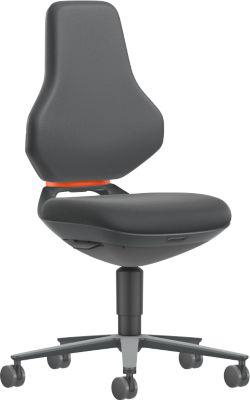 TEXON 2 Arbeitsstuhl Supertec schwarz, besonders robust, mit Auto-Motion Technik und Rollen