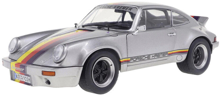 Miniature 1:18 Porsche 911 RSR gris Kremer Rally 1973 - Solido