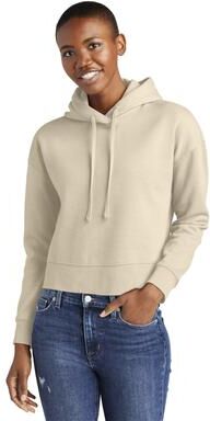 District DT6101 Women's V.I.T. Fleece Hoodie in Gardenia size 4XL