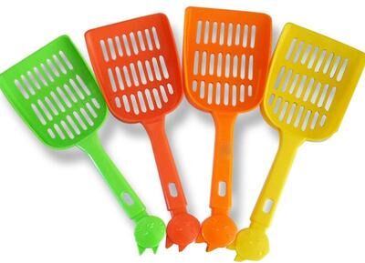 Inspired Deals Ergonomic Cat Litter Scoop With Grid Design Durable Easy Clean Pet Cleaning Tool Cat Litter Scoop