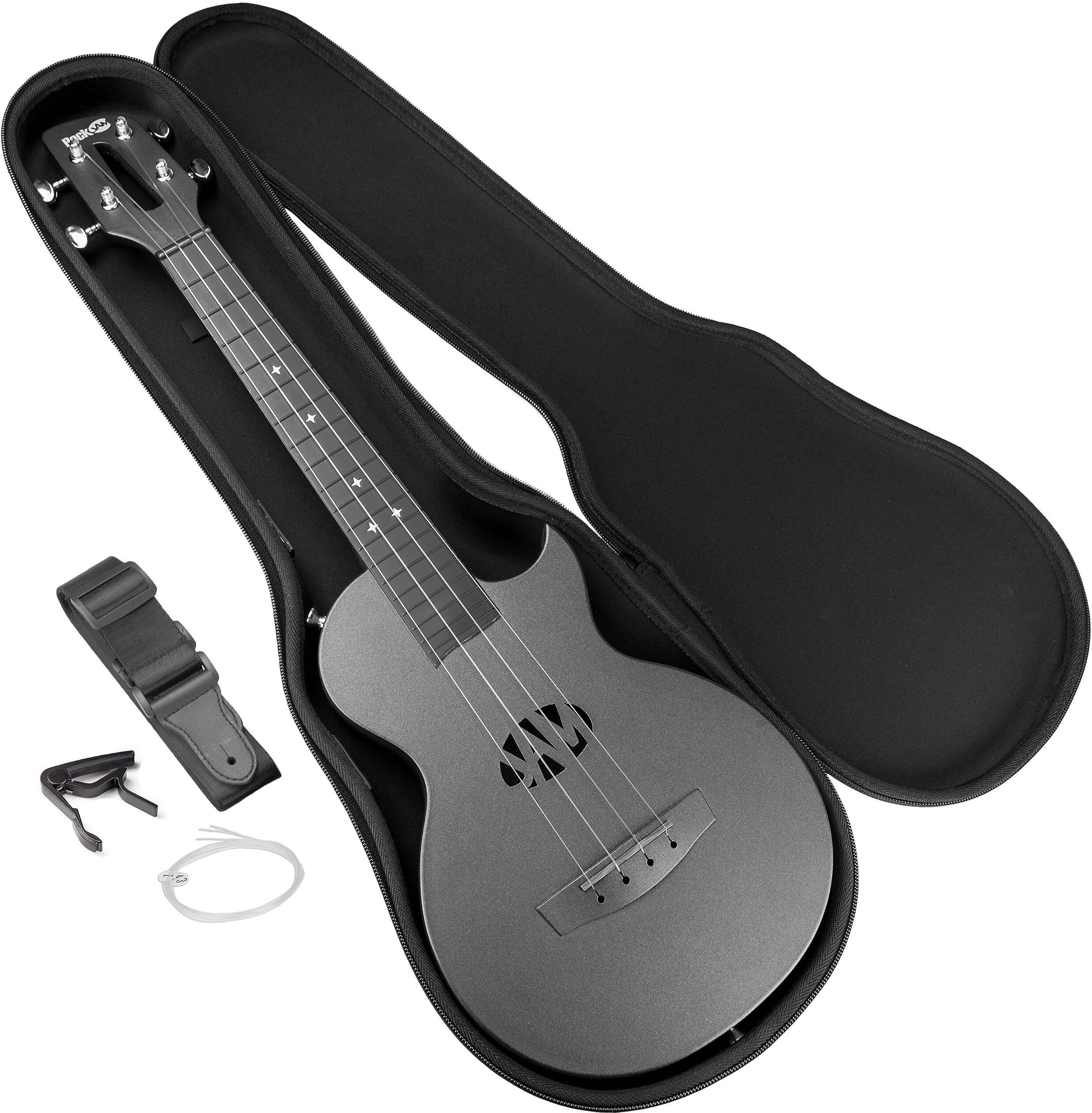 RockJam 23-inch Concert Carbon Fibre Ukulele with Case