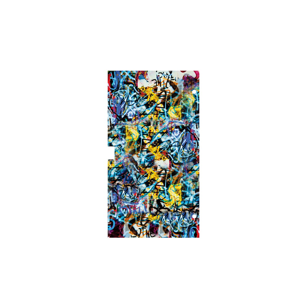 TETZNERJENT VETRO TÜR-Glasscheibe GRAFFITI 987 x 1800 mm, DIN Rechts 16971358