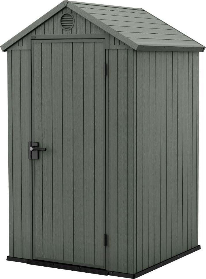 Keter 259037, Metallschuppen, Einzelbild, Giebeldach, Grün, Metall, Grün