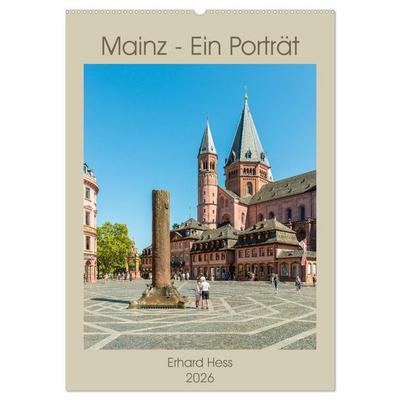 Mainz - Ein Porträt (Wandkalender 2026 DIN A2 hoch), CALVENDO Monatskalender