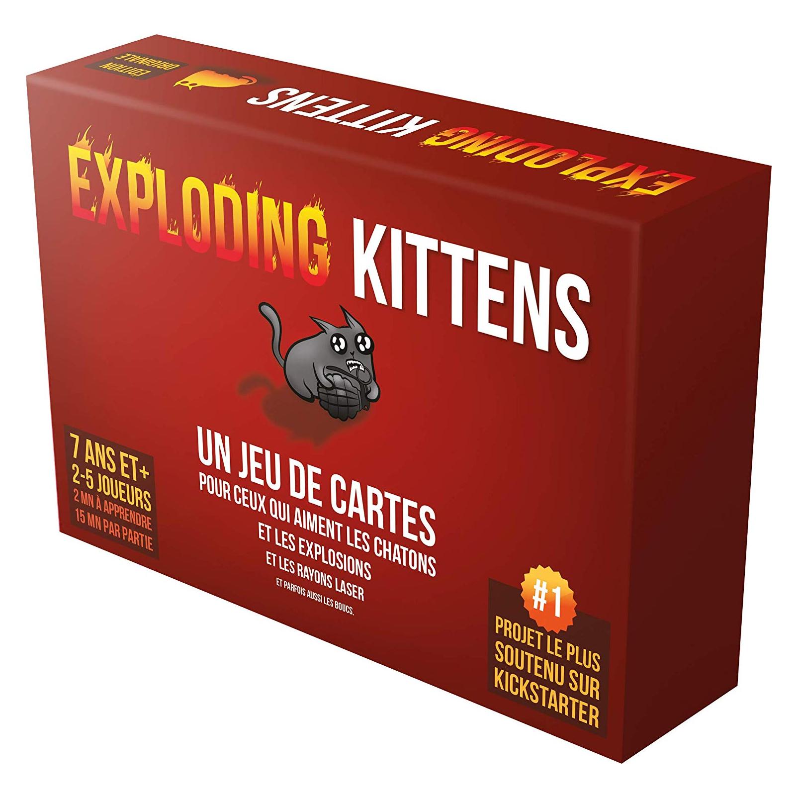 Asmodée Exploding Kittens (Französisch, 2 - 5 Spieler) (ASMEKEK01FR)