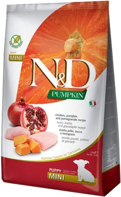 Farmina Ração Cão Puppy ND Starter Abóbora Frango E Romã 2.5 Kg