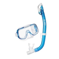Tusa - Mini Kleio Dry - Junior - Set- Farbe: Clear Blue