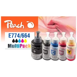 Peach Spar Pack Tintenpatronen kompatibel zu  No. 664, No. 774
