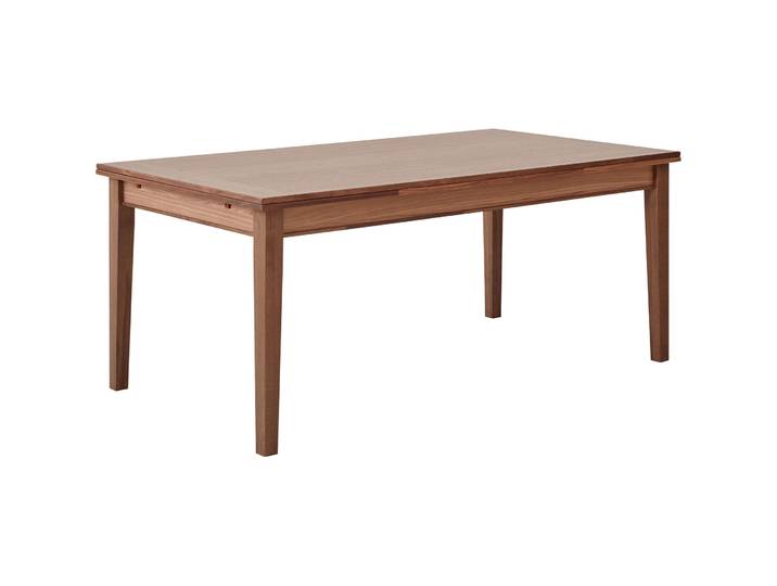 Esstisch Zami Walnuss Walnuss Massivholz B 180 T 100 cm