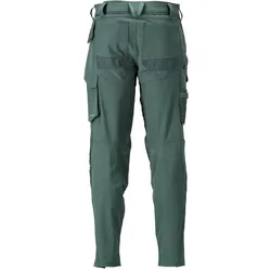 Mascot, Arbeitshose, Bundhose m. Kniet. STRETCH waldgrün, Gr.82C47 (L)