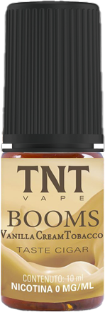 TNT Vape Booms Vct Liquido Pronto 10ml Tabacco Vaniglia