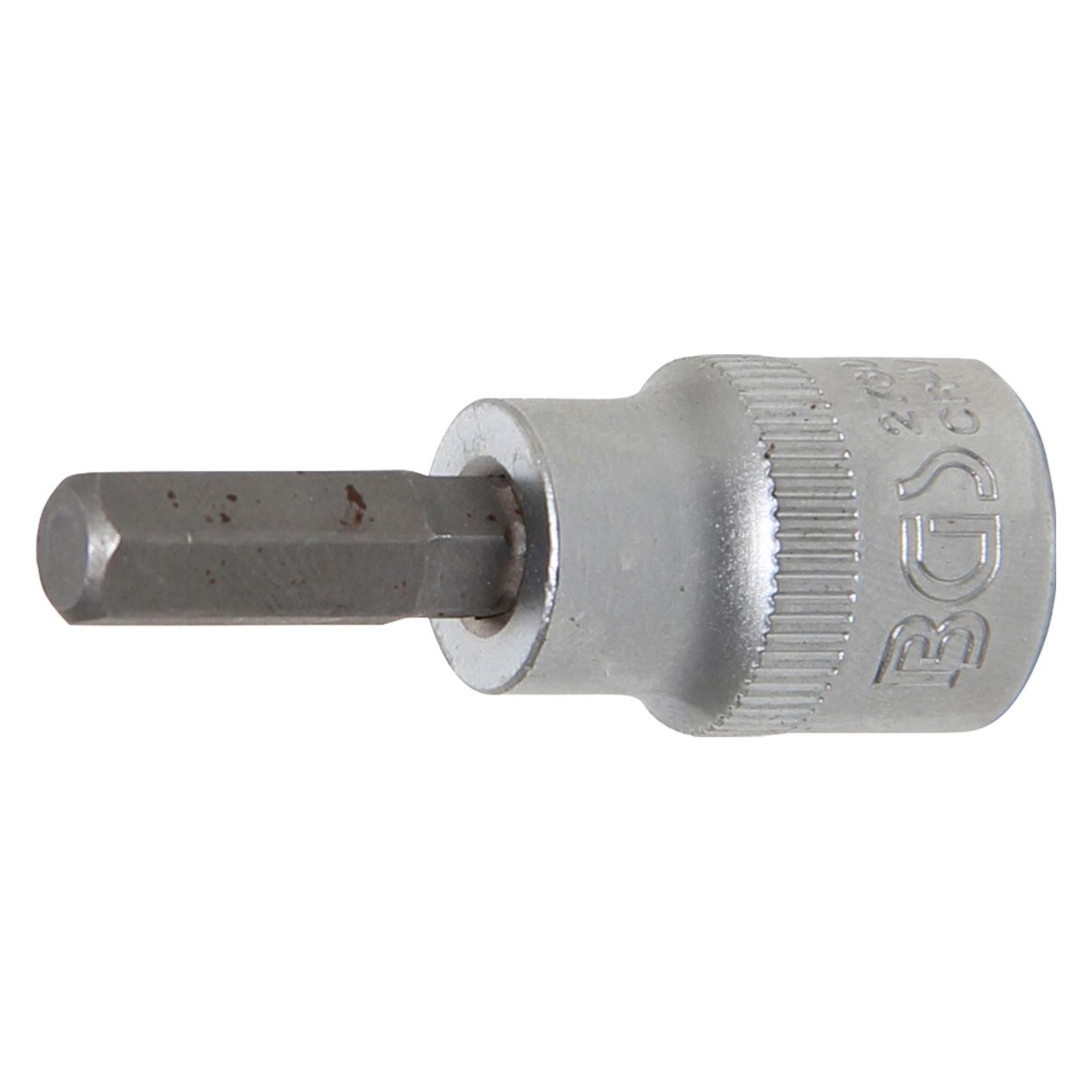 BGS Bit-Einsatz Antrieb Innenvierkant 10 mm (3/8") Innensechskant 9/32" (2730)
