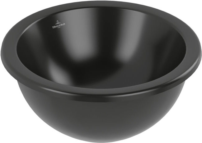 V&B; V&B; Lavabo sous plan Loop & Friends rond, sans trou robinet, sans trop-plein, d 38cm, bleu C+ ; Villeroy & Boch (4A5201R7)