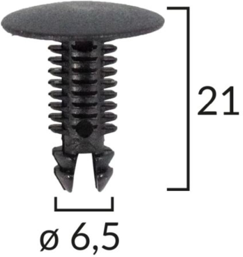 Clip ROMIX ROM 10147, 10 Stück