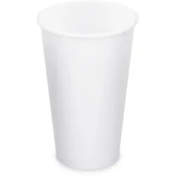 Pappbecher (PAP/PE) weiß Ø90mm 510ml `0,4L/16oz/XL` [10 St.]