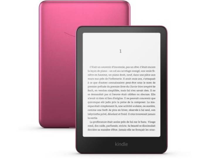 Amazon - Liseuse Ebook Kindle Paperwhite Se 32go Rose Métallisé