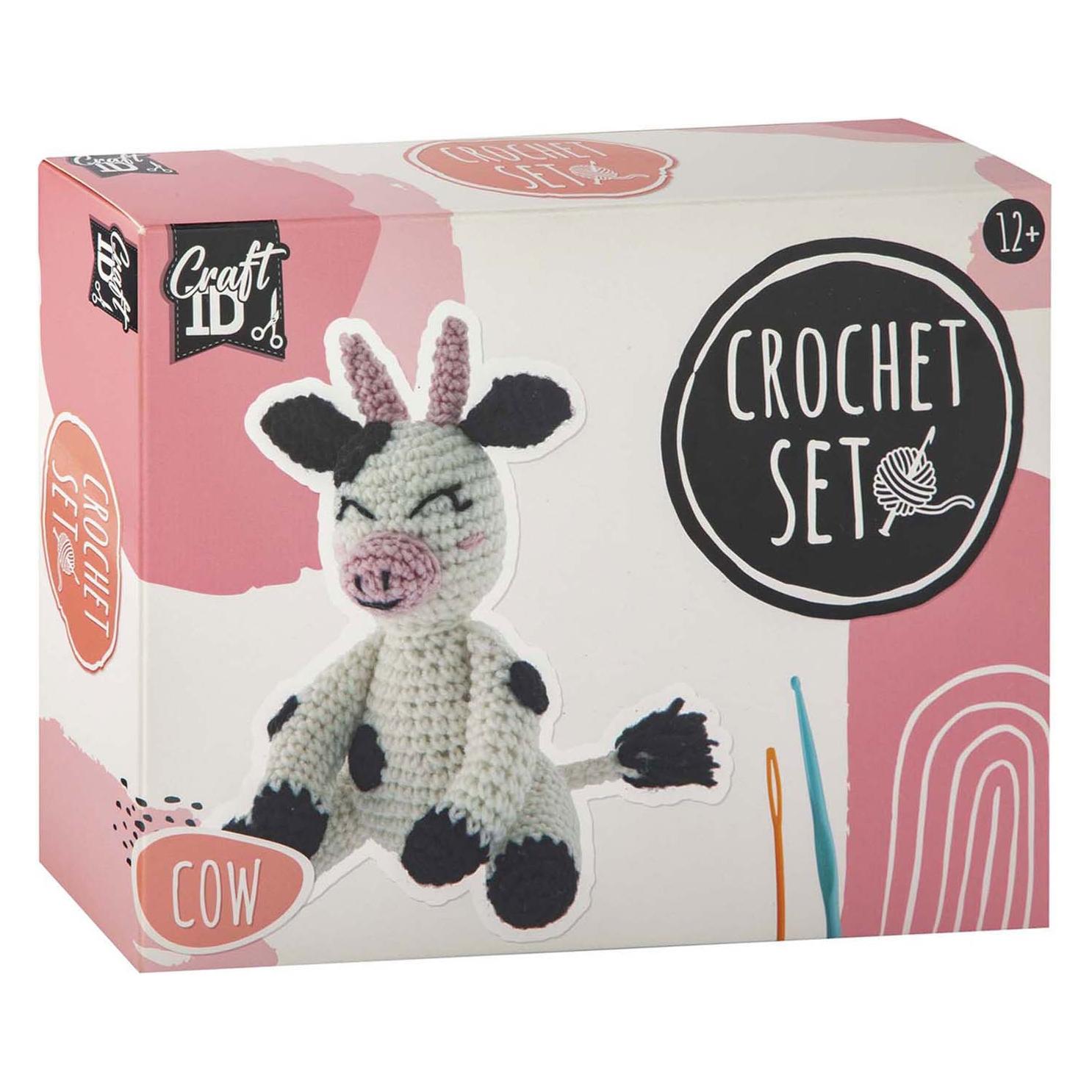 Legind Craft ID - Crochet kit Cow, 14x8x16 cm - (K-CR1705/GE) (K-CR1705/GE)