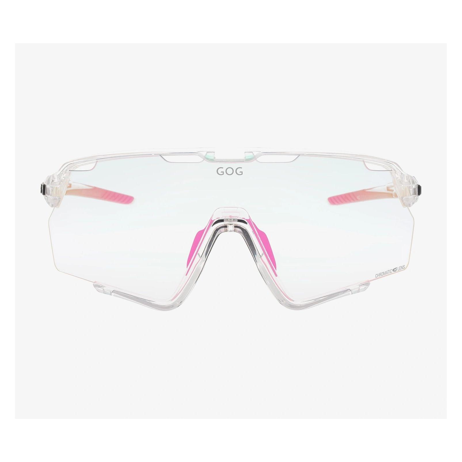 Okulary fotochromowe GOG Prometheus - photochromic pink/blk/ref pink (738666)