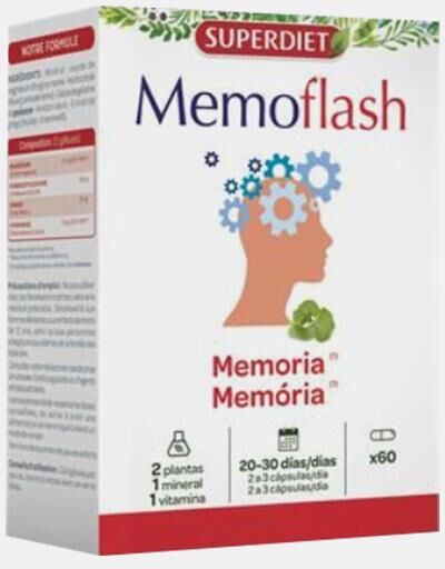 SUPER DIET MEMOFLASH 60 CAPSULAS