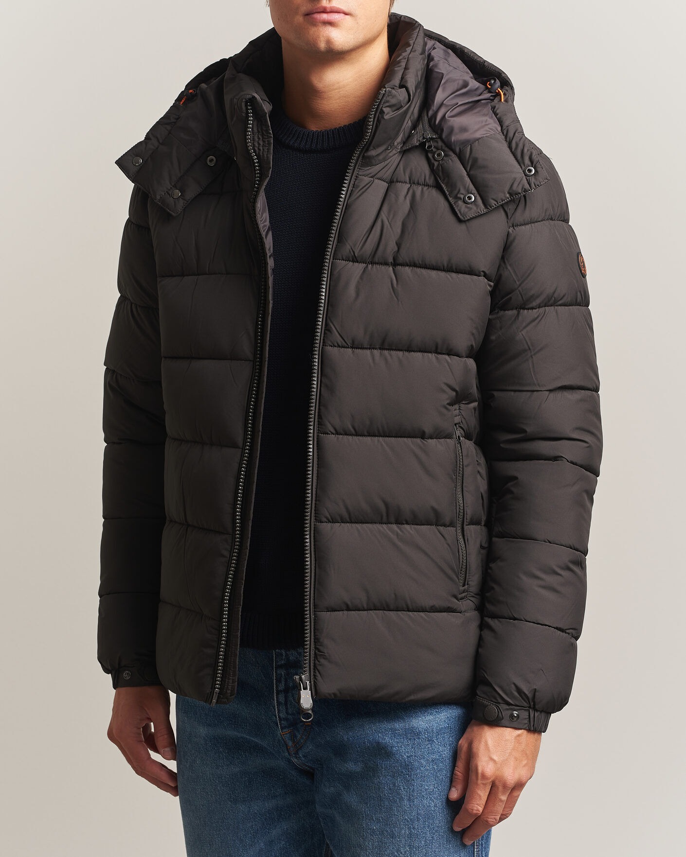Save The Duck Boris Matt Padded Puffer Brown Black men S Sort