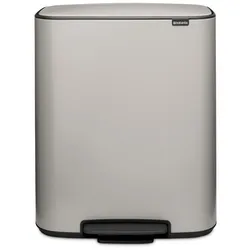 brabantia Treteimer Bo 2x30 Liter Grau