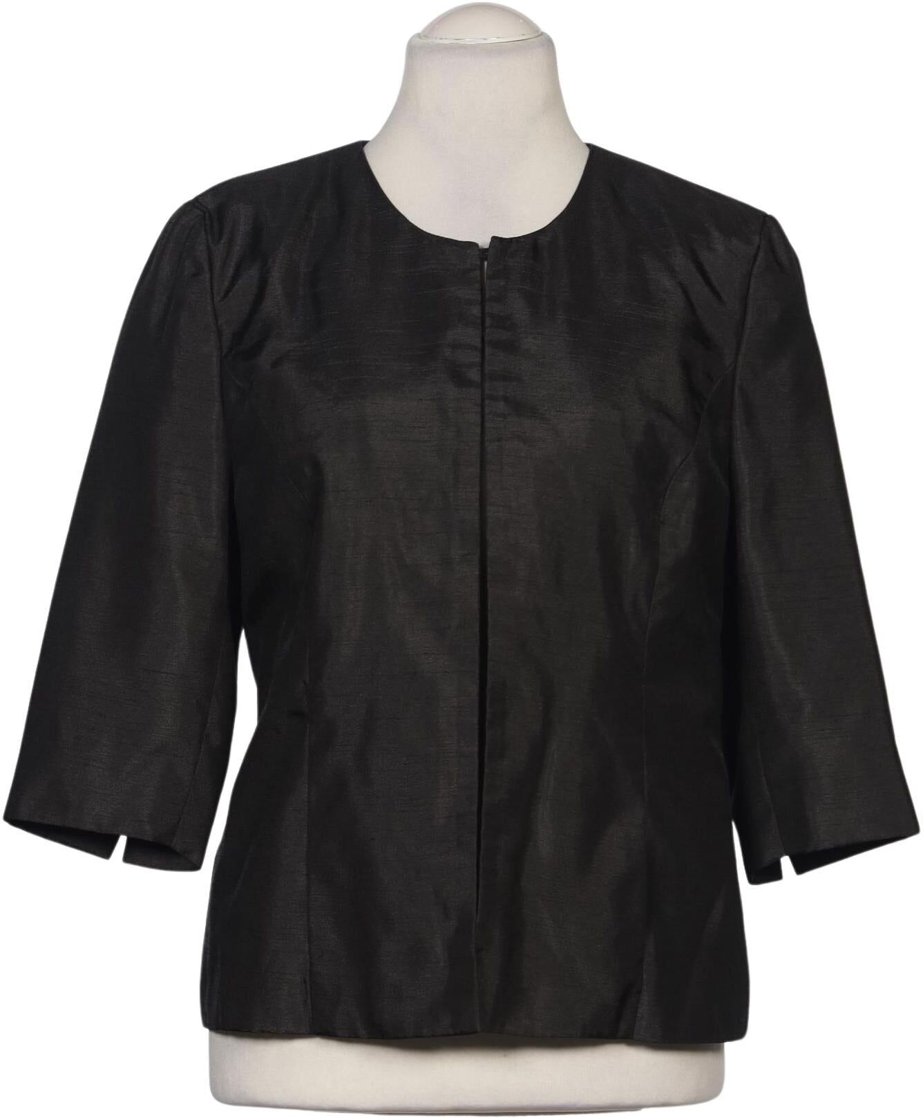 Atelier Goldner Schnitt Damen Blazer, Schwarz, Kurz-Gr. EU 21, Synthetik - Second Hand