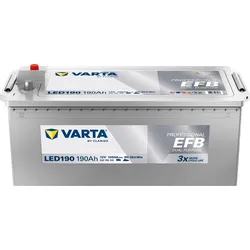 Varta LED190 Professional EFB 12V 190Ah 1050A Wohnmobilbatterie