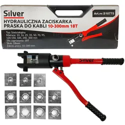 GCS, Zange, ZACISKARKA HYDRAULICZNA DO KABLI 10-300mm 18 TON /SILVER