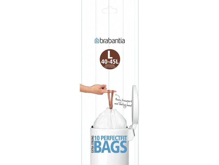 Brabantia Afvalzakken L 10 zakken/rol 45 l